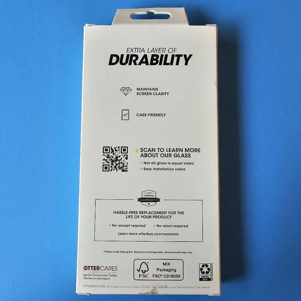 iPhone 14 Plus - Otterbox Trusted Glass Screen Protector (CLEAR)